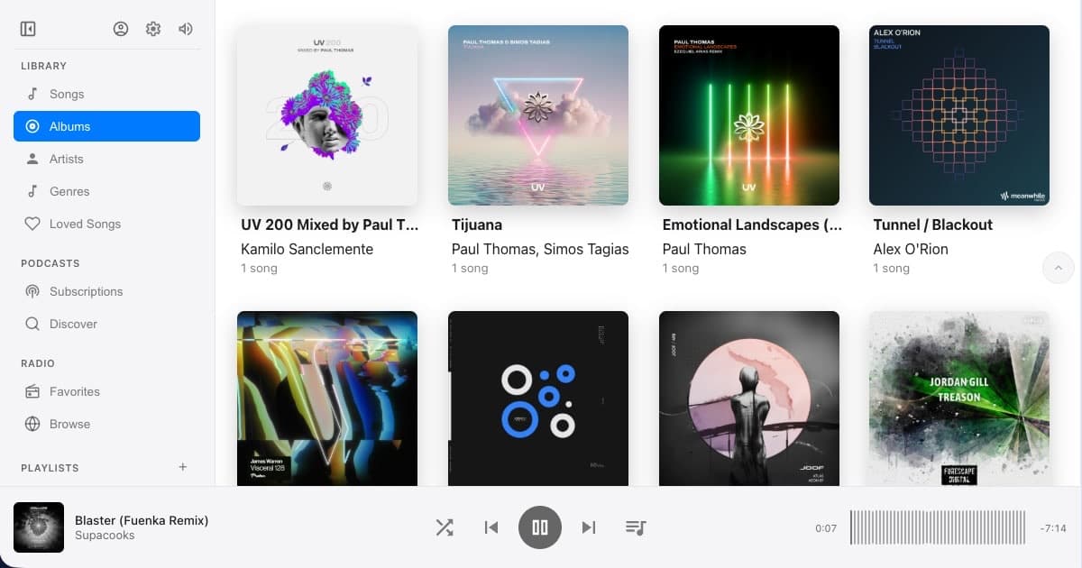 Music Player screenshot